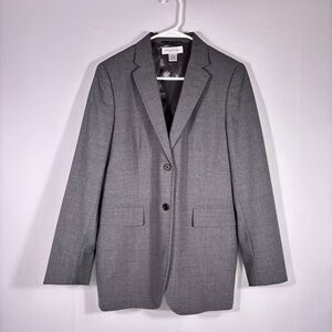 Brooks Brothers Wool Grey Blazer Size 10